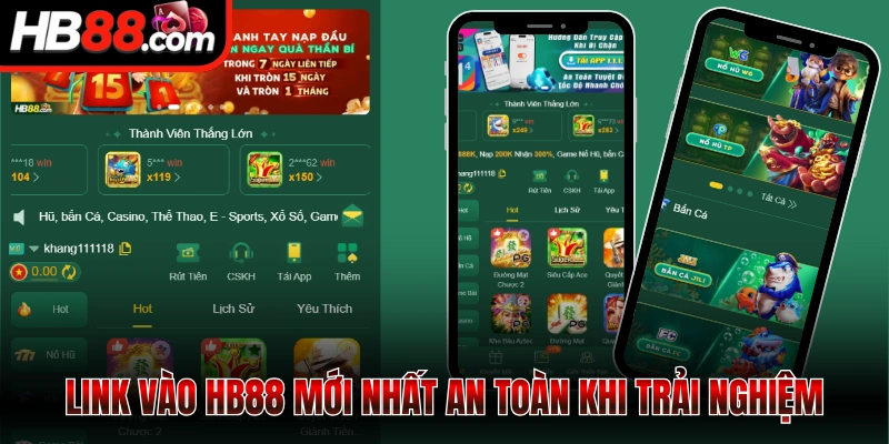 Link vào HB88 mới nhất an toàn khi trải nghiệm